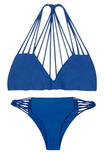 Mikoh Swimwear Banyans Lanai Bikini Set Deep Sea | Shop Boutique Flirt