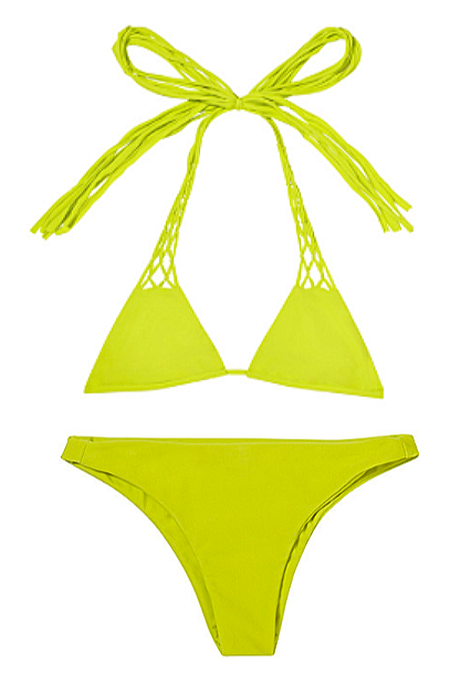 Mikoh Swimwear Coconuts Miyako Bikini Set Starfruit | Shop Boutique Flirt