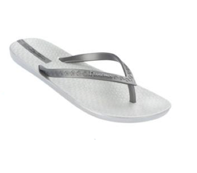 Ipanema Shoes Neo Sense Flip Flops Silver | Shop Boutique Flirt