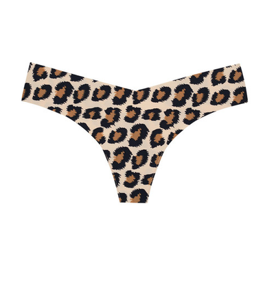 Commando Print Thong Kitty Nude | Shop Boutique Flirt