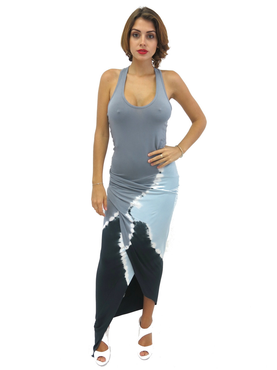 chinese dress ladies Women's Amina Maxi Dress in Pale Pink by Yfb