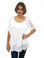 Tempo Paris Silk Short Sleeve Top White
