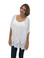 Tempo Paris Silk Short Sleeve Top White