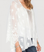 4 Love and Liberty Embroidered Jacket Antique White