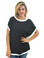 Elan Poncho Top Black