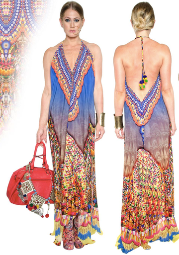Parides Heritage Three Way Dress Blue | Shop Boutique Flirt