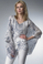 Tempo Paris Silk Kimono Top Denim Print | Shop Boutique Flirt