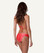 Vix Swimwear Solid Coral Red Bia Tube Bikini Set