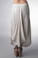 Tempo Paris Wide Waistband Linen Skirt Beige