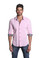 Jared Lang Button Down Linen Shirt Van 1155 Pink