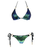 Beach Bunny Swimwear Mermaid Sequin Bikini Set Blue Green