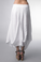 Tempo Paris Wide Waistband Linen Skirt White