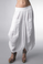 Tempo Paris Wide Waistband Linen Skirt White