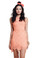 For Love and Lemons Guava Mini Dress Tropical Orange
