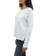 Feel the Piece Long Sleeve Top White