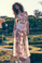 For Love and Lemons Orchid Maxi Dress White