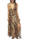 Parides Safari Long Dress Brown