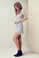 For Love and Lemons Lyla Mini Dress Silver
