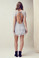 For Love and Lemons Lyla Mini Dress Silver