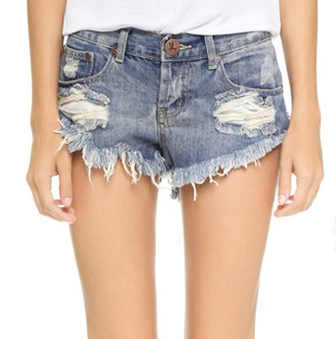 One Teaspoon Denim Shorts Bonitas Husk