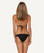Vix Swimwear Solid Black Bia Tube Bikini Set