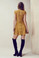 For Love and Lemons Sienna Mini Dress Goldenrod