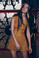 For Love and Lemons Sienna Mini Dress Goldenrod