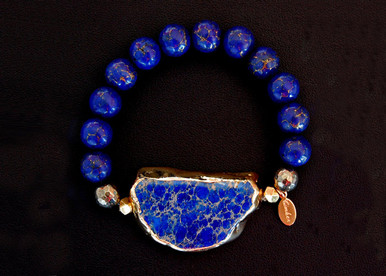 Cimber Bracelet True Blue Jasper with Lapis