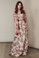 For Love and Lemons Sierra Maxi Dress Blush Floral