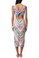 Mara Hoffman Tie Back Midi Dress Rainbow Roll Print | Shop Boutique Flirt