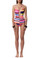 Mara Hoffman Cut Out Front One Piece Swimsuit Solstice Print