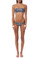 Mara Hoffman V Wire Strapless Bikini Set Peacocks Green