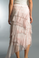 Tempo Paris 6582SO Silk Angled Tiered Skirt Mauve