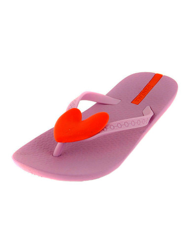 Ipanema Shoes Summer Love Kids Flip Flops Purple Orange