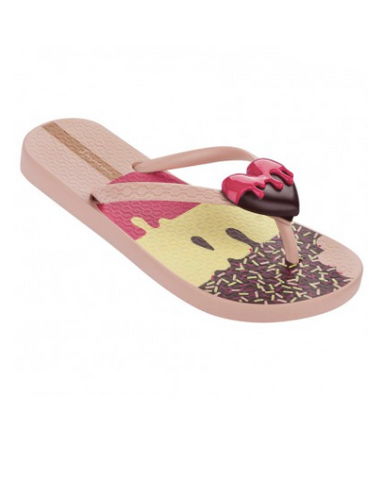 Ipanema Kids Fundue Flip Flops Light Pink Brown