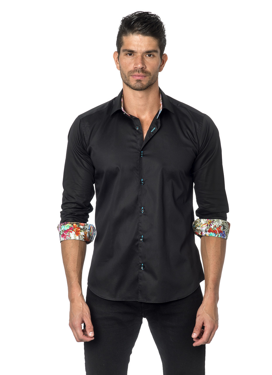 Jared Lang Button Down Shirt Thomas 127 Black | Shop Boutique Flirt