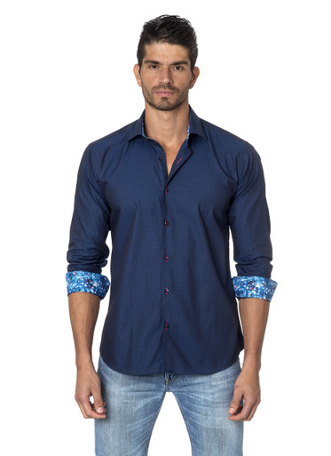 Jared Lang Button Down Shirt Thomas 121 Blue | Shop Boutique Flirt