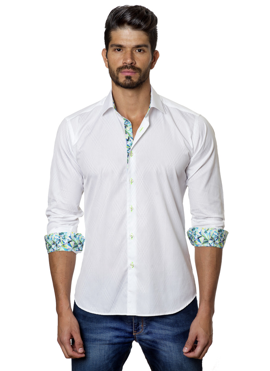 Jared Lang Button Down Shirt T-43 White | Shop Boutique Flirt