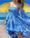 Antica Sartoria C3403 Hi Lo Dress Blue