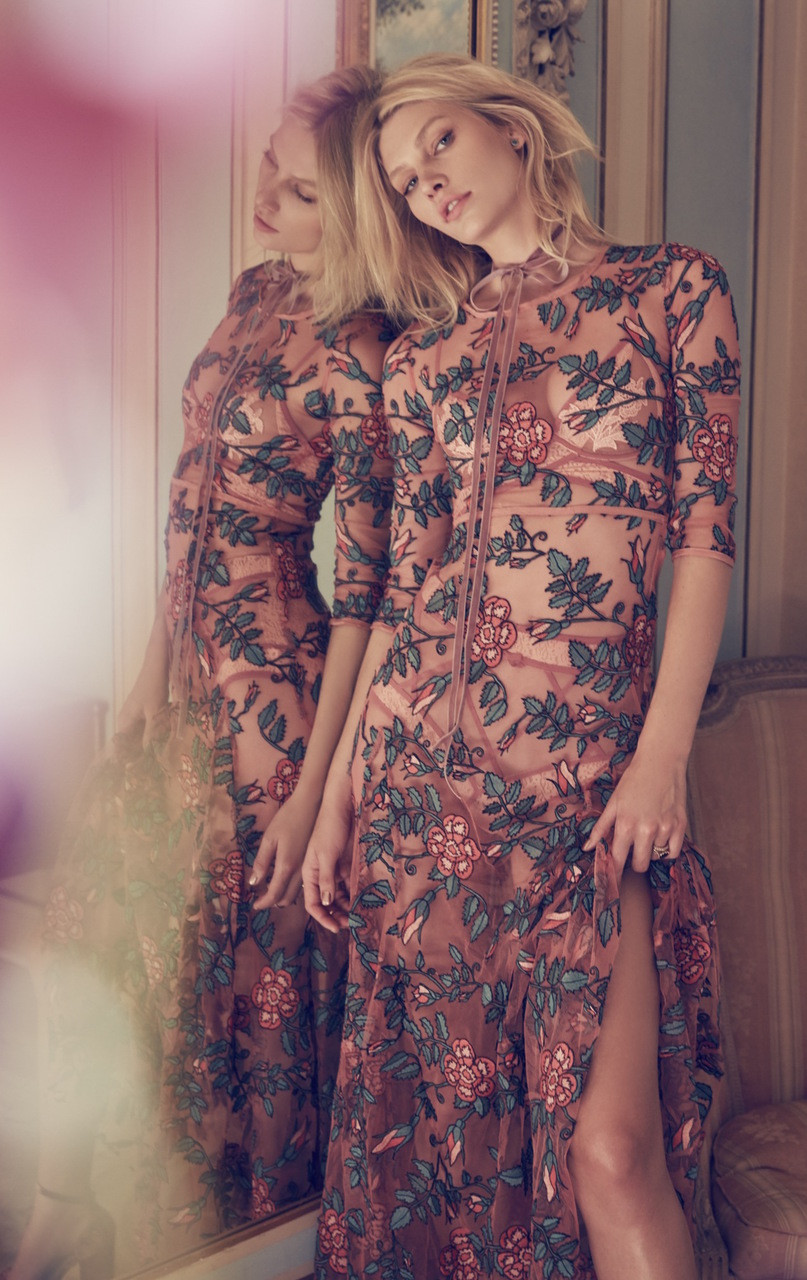 for love and lemons floral maxi