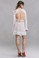 For Love and Lemons Emerie Cut Out Dress White