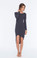 Indah Salju Asymmetrical Dress Solid Slate