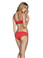 2017 Agua Bendita Bendito Aloque Bikini Set Red