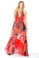Shahida Parides Avatar Three Way Dress Red
