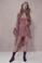 Knitz by For Love and Lemons Wythe Cardigan Rose
