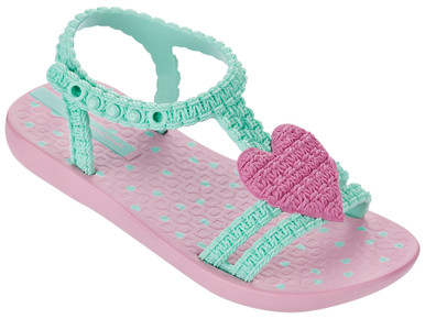 2017 My First Ipanema Baby Ankle Strap Sandal Pink and Mint