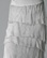 Tempo Paris 6582SO Silk Angled Tiered Skirt Silver
