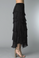 Tempo Paris 6582SO Silk Angled Tiered Skirt Black