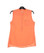 New Man Women's Sleeveless Linen Top Orange