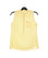 New Man Women's Sleeveless Linen Top Yellow